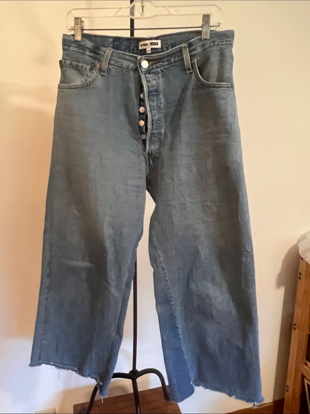 Re/Done Levi’s Wide Leg Crop Jeans
